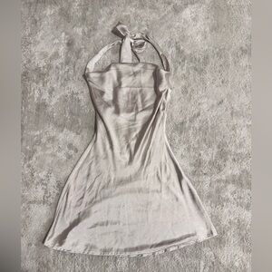 Hello Molly halter top Dress in champagne